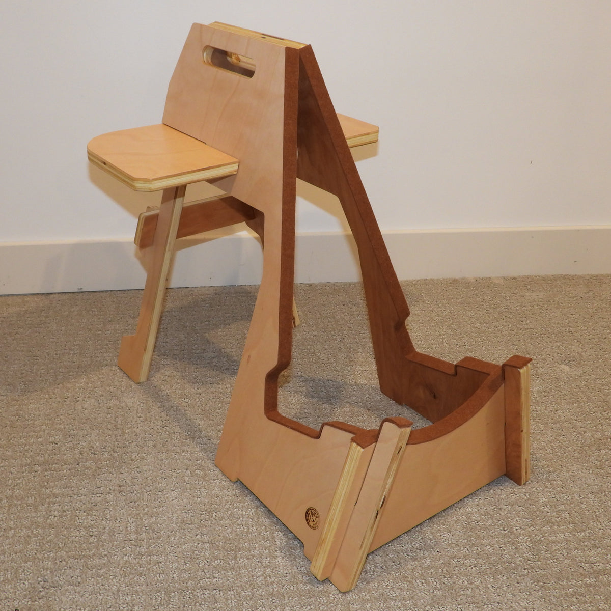 Guitar practice station table