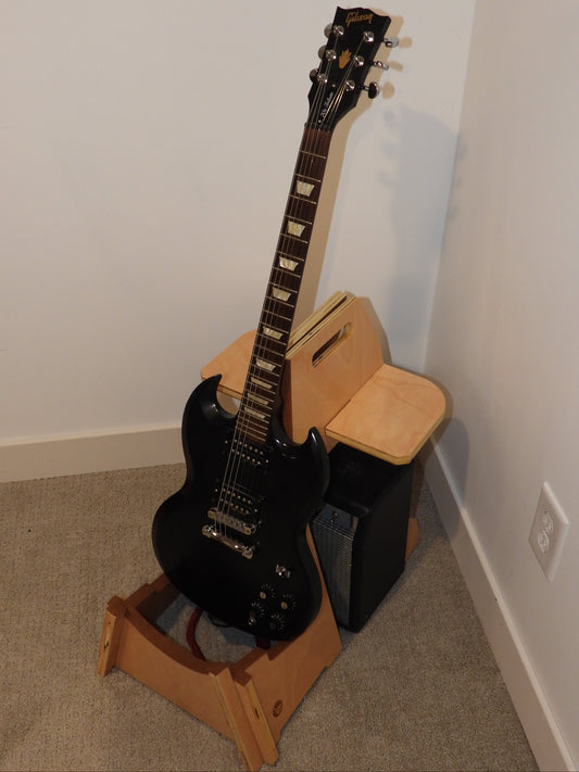 Guitar practice station table